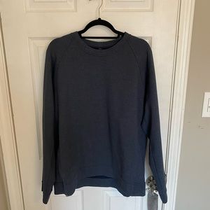 Lululemon Athletica City Sweat Crew. Heathered True Navy. Size: XXL